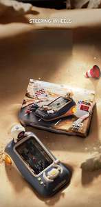 Ept phiêu lưu đua xe màu xanh 3D Trò chơi giao diện điều khiển đồ chơi giáo dục tương tác âm nhạc điện tử chỉ đạo Wheel cho trẻ em trò chơi đua xe - Product Image 4