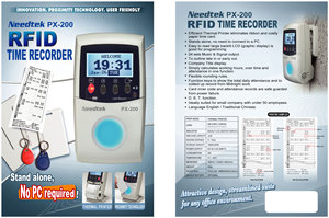 Эффективная цифровая Px-200 часов Needtek настенная машина времени посещения сигнала выходного времени часы машина - Product Image 2