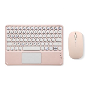 Mini Slim recargable inalámbrico Bluetooth teclado y ratón conjunto para Android Windows Tablet teléfono celular iPad Pro Air Mini 6 7 - Product Image 3