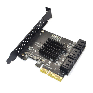 SATA <strong>PCI</strong> E Adapter 6 Ports SATA 3.0 to <strong>PCI</strong> Express X4 Expansion Card SATA3.0 PCIe <strong>PCI</strong>-e SATA <strong>Controller</strong> for HDD ASMedia ASM1166 - Product Image 6