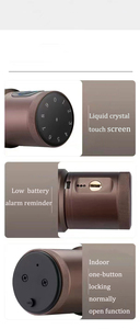 Hot Selling in America Smart <strong>Blue</strong> Tooth Door <strong>Lock</strong> with Fingerprint Unlock and Silicone Number Keypad 2 <strong>Keys</strong> Included - Product Image 3