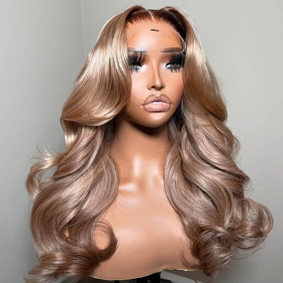 ombre cendré blond vague de corps