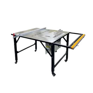 Verimli ve doğru kesim için büyük çalışma masası ve ayarlanabilir bıçak hızı ile güçlü ahşap masa testere - Product Image 2