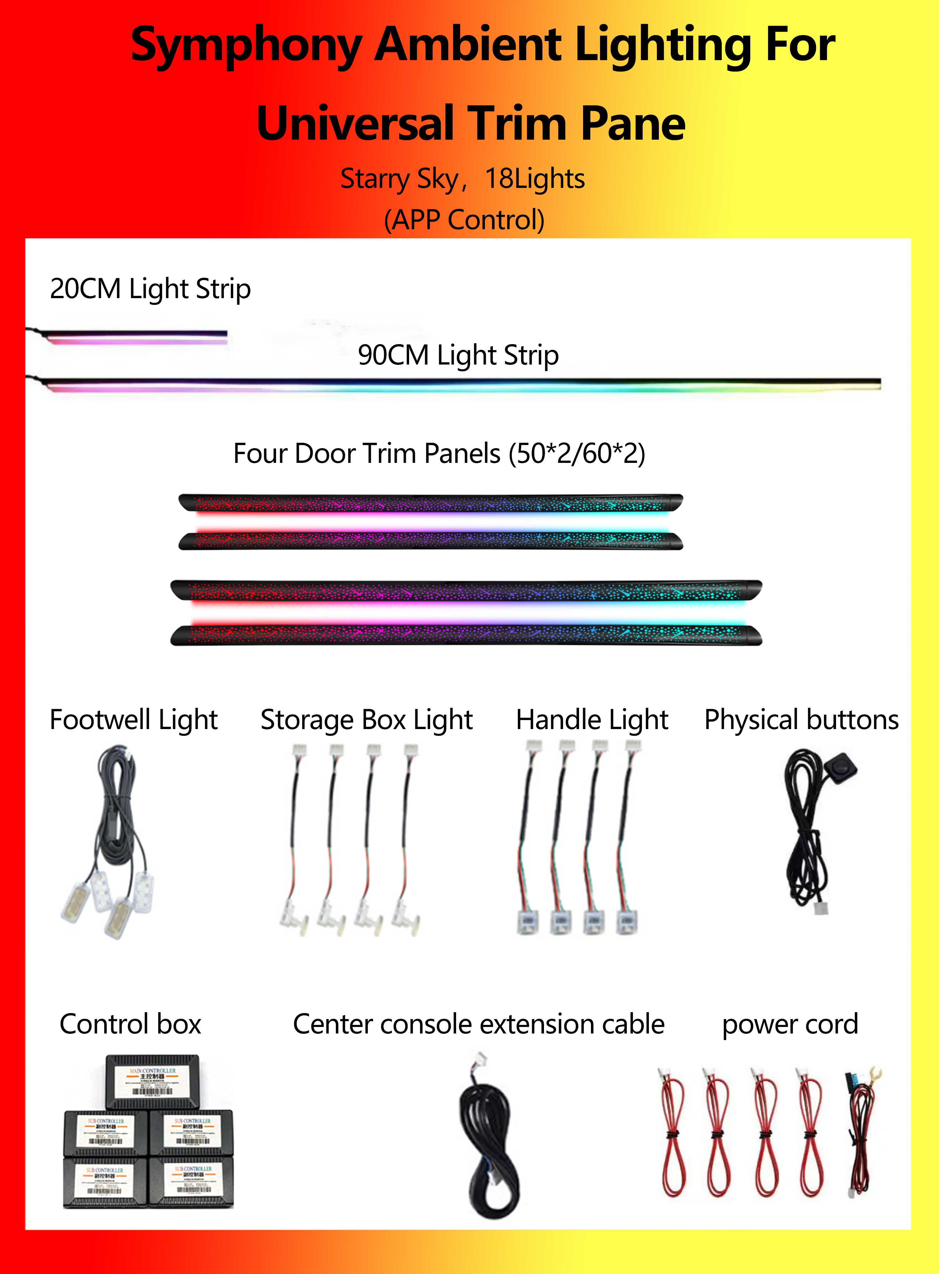 Kit universel Symphony Starry Sky 18 en 1