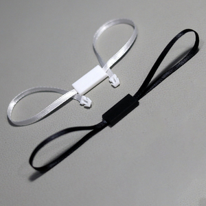 Nylon <strong>String</strong> Handing <strong>Tags</strong> for Closing Plastic Seal <strong>Hang</strong> <strong>Tag</strong> <strong>Loop</strong> <strong>String</strong> Garment Satin Ribbon Lock HangTag <strong>Strings</strong> - Product Image 1