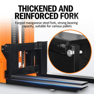 High Quality Manual Hydraulic Small Loading and Pallet <strong>Stacker</strong> 1.5 Ton Hand <strong>Push</strong> Lifter Machine Forklift Manual - Product Image 6