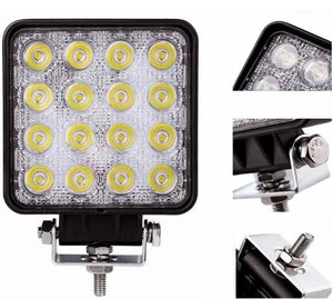 48WD kamyon ve suv için uygun kare 16LED 4800LM LED sürüş ışığı - Product Image 2