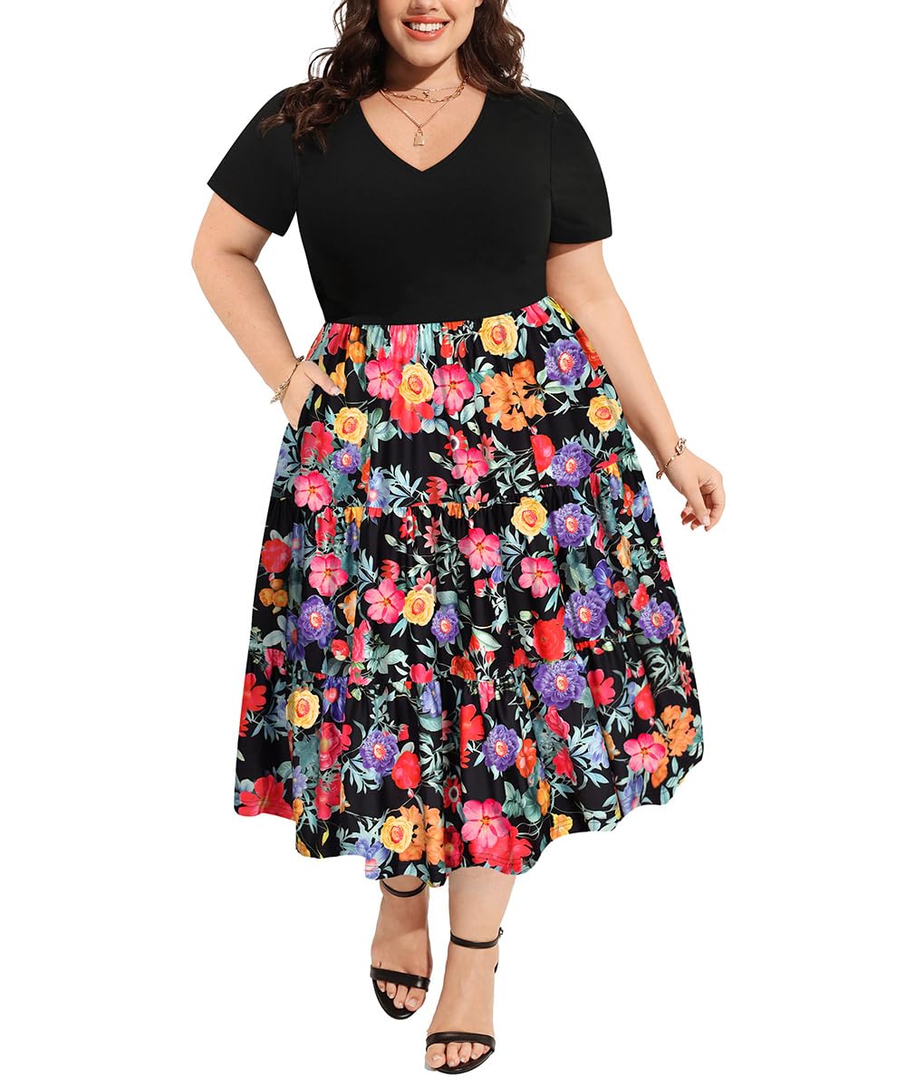 Floral coloré