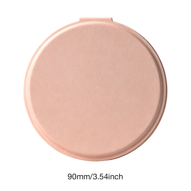 Pink PU Leather Mirror