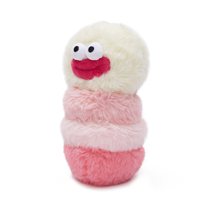 ふわふわソフトキャタピラーおもちゃインタラクティブ天然キャットニップチュートイ屋内猫用 - Product Image 2