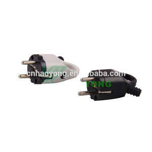 Mini enchufe de conversión estándar, Conector de extensión de 4,8mm y 16A con dos clavijas redondas, conexión de toma de corriente CE, color blanco, CE ROHS - Product Image 3