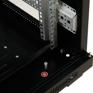 Venditore su misura 19 pollici di rete Data Center Cabinet 14U/15U/16U piano in vetro temperato Rack di rete personalizzabile - Product Image 3
