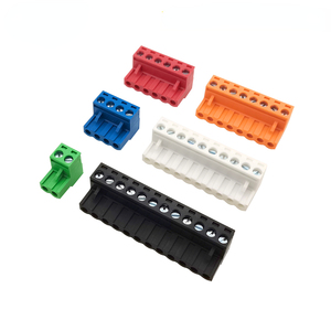 Kf2edgk conector pcb plug-in bloco, 5.08mm 2p ~ 12p, pcb 2edgk 5.08mm 2 pinos ~ 12pin mstb 2,5 st 1757019 degson