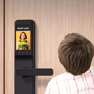 Tuya Wi-Fi Video Intercom Smart Türschloss mit HD-Kamera Sichtbarer Bildschirm App-Karten code Kompatibel mit Glas Aluminium Holztür - Product Image 3