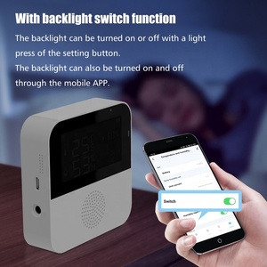 Inalámbrico WiFi Tuya refrigerador congelador Monitor alarmas transmisor registrador de datos sensor de temperatura y humedad interior con sonda - Product Image 5