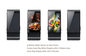 FYD-868 Indoor Android Version WIFI Dual <strong>7</strong> Inch Tabletop <strong>LCD</strong> Advertising Menu Charging <strong>Display</strong> Player Built-in <strong>Motion</strong> <strong>Sensor</strong> - Product Image 3