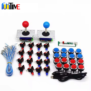 DIY <strong>Arcade</strong> Cabinet Kit Zero Delay USB Encoder to PC 8Way Joystick Diy Kit LED Push Button for Game <strong>Machine</strong> - Product Image 2