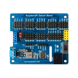 Aplicable a Raspberry PI 3B +/4B 4 Generación SENSOR DE PLACA DE DESARROLLO IO placa de expansión MCU integrada con ADC
