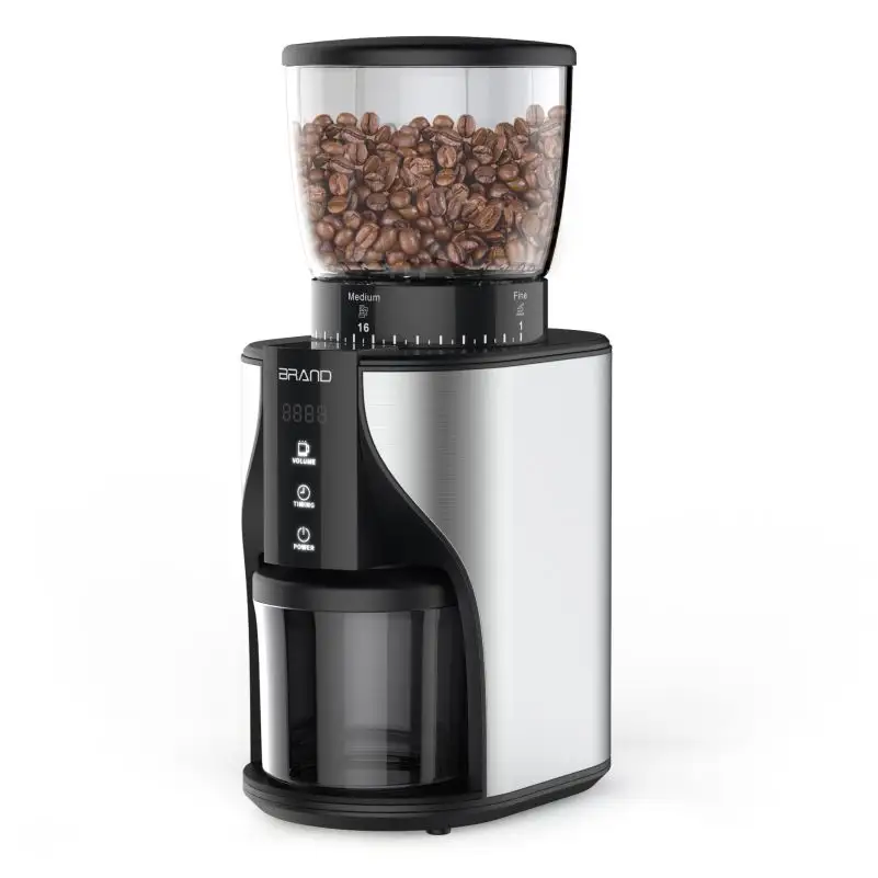 Molinillo Eléctrico de café de alta calidad, picadora de café profesional, vaso para la venta