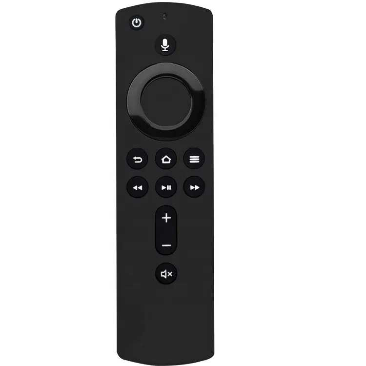 Amazon รีโมทคอนโทรลพร้อมรีโมทควบคุมระดับเสียงสำหรับ Amazon Fire TV Stick การสตรีมมิ่งสื่อ Alexa ไม่มี L5B83H เสียง