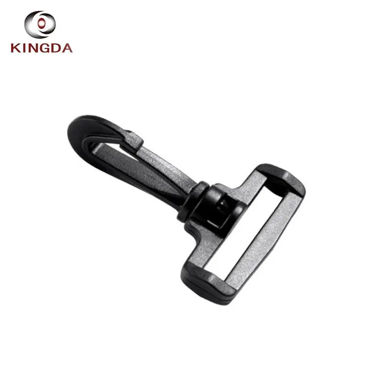 KINGDA Custom Black Plastic Snap Hook Swivel Snap Hook
