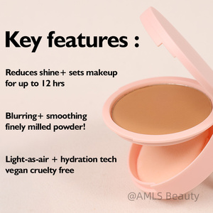 <strong>Make</strong> up Face Finishing Powder Portable <strong>Compact</strong> Pressed Setting Powder Foundation Private Label Pressed Powder Palette - Product Image 5