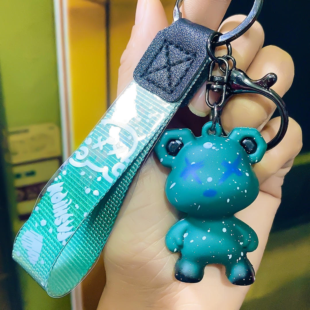 Pendentif Ours Étoile Dégradé-Vert