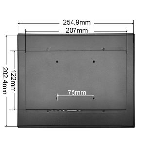 10.4/10 pollici industriale incorporato Monitor custodia in metallo resistivo Touch Screen montato a parete VGA porta industriale Touch Display Touch - Product Image 5