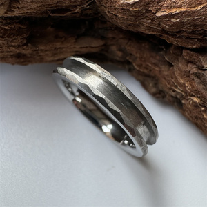 Customized 4mm 6mm 8mm Hammered Blanks Tungsten Ring Core for Opal/Guitar String/<strong>Meteorite</strong>/Wood/Silver/deer Inlay Women Rings