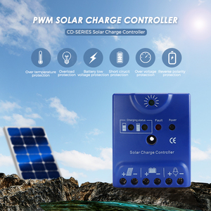 <strong>PWM</strong> Solar <strong>Controller</strong> CD Series <strong>15A</strong> Solar Charge <strong>Controller</strong> 12v 24v Auto Switch - Product Image 5