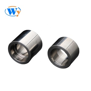 Hệ thống đường ống 3000 # Thép không gỉ NPT Phụ kiện cho đường ống dẫn dầu khí ren đầy đủ khớp nối ổ cắm hàn kết nối - Product Image 1