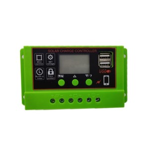 60A/50A/40A/30A/20A/10A 12V 24V regolatore di carica solare automatico Controller PWM LCD Dual USB 5V uscita pannello solare regolatore fotovoltaico - Product Image 1