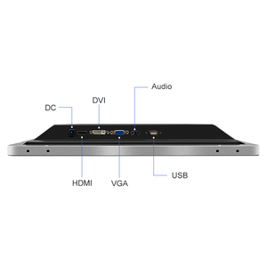 PC de panel industrial de 18,5/19/19 pulgadas con pantalla táctil de aluminio sin ventilador impermeable IP65 computadora integrada de pared en stock - Product Image 4