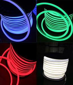 ไฟนีออนซิลิโคน IP68 DC24 12W พร้อมแถบไฟ LED สีชมพูสีแดงกว้าง16มม. สำหรับตกแต่งภูมิทัศน์ - Product Image 1