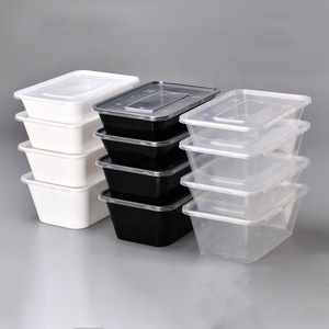 750ml 1000ml <strong>Rectangular</strong> to Go Plastic Food <strong>Container</strong> Disposable PP Bento Lunch Box Hot Pack Takeaway Food <strong>Container</strong> <strong>With</strong> <strong>Lid</strong> - Product Image 4