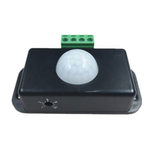 DC 12V 24V 6A PIR Interruptor de sensor de movimiento Ajuste automático Infrarrojo PIR Sensor de movimiento Detector Interruptor para lámpara de luz de tira LED - Product Image 3