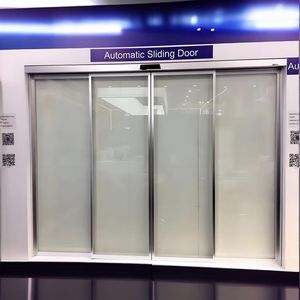 Commercial Easy Installation Automatic Chain Type Glass Sliding Entrance Door <strong>System</strong> with Sensor for Mall Use - Product Image 2
