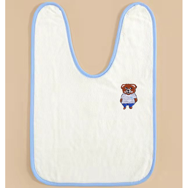 Serviettes de toilette bleues - Imperméables en forme de U