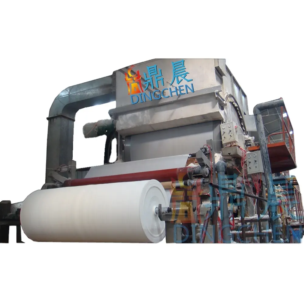 2014 nuovo! Dingchen materie prime macchine: polpa di paglia, carta riciclata, legno, di bambù, bagassa carta culturale delle attrezzature per fabbricare
