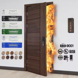 Tiêu Chuẩn Úc A1905 As1530 Phòng Khách Cửa Gỗ Khách Sạn Cháy Cửa Thoát Với Căn Hộ Cửa Ra Vào - Product Image 4