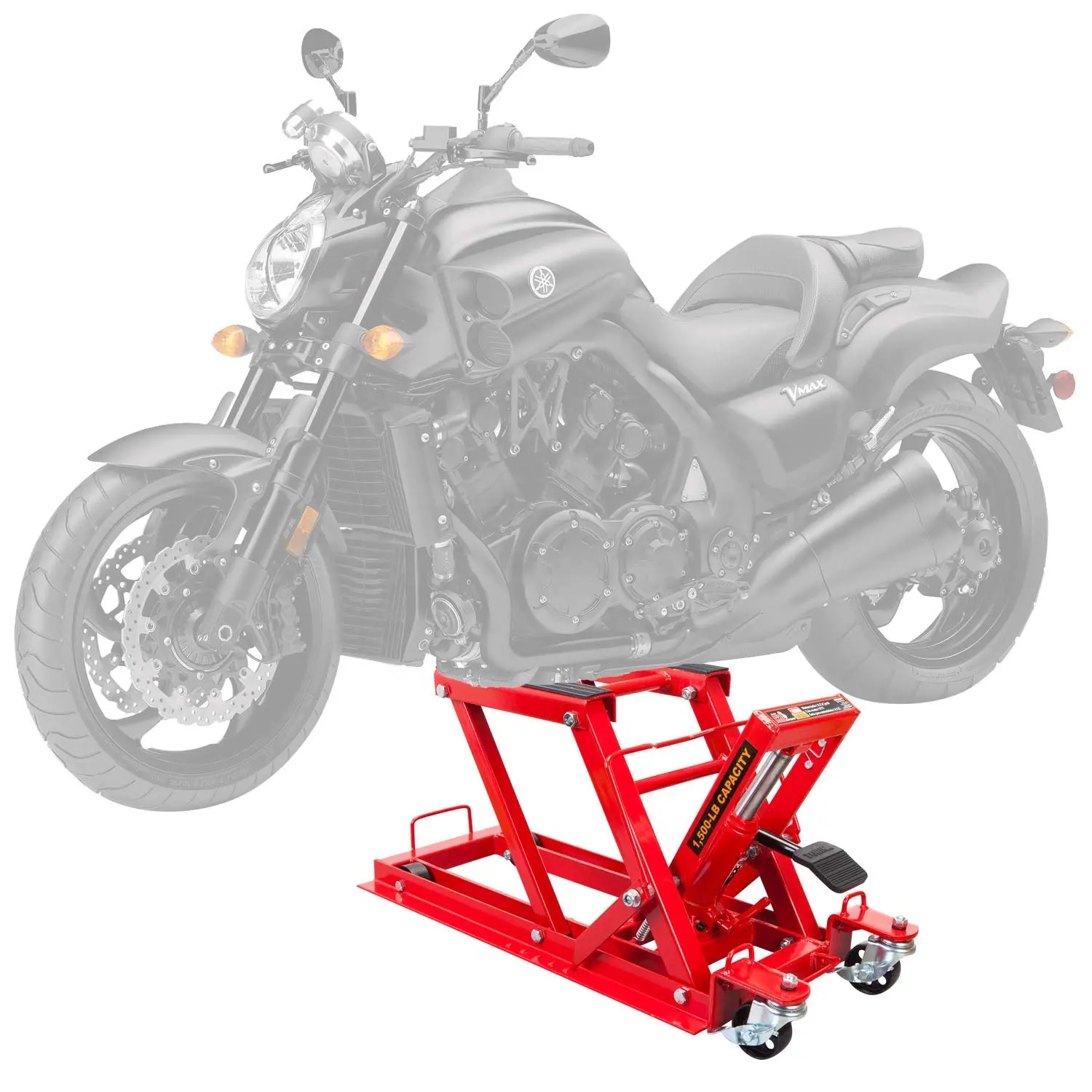 Günstige Preis 1500LB Rot Hydraulische Motorrad Lift ATV Jack