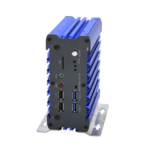 Doppia Ethernet porte Fanless mini pc con rs232 Mini Pc con Slot PCI X86 CPU J4125 può BUS DDR4 memoria mini pc industriale - Product Image 5