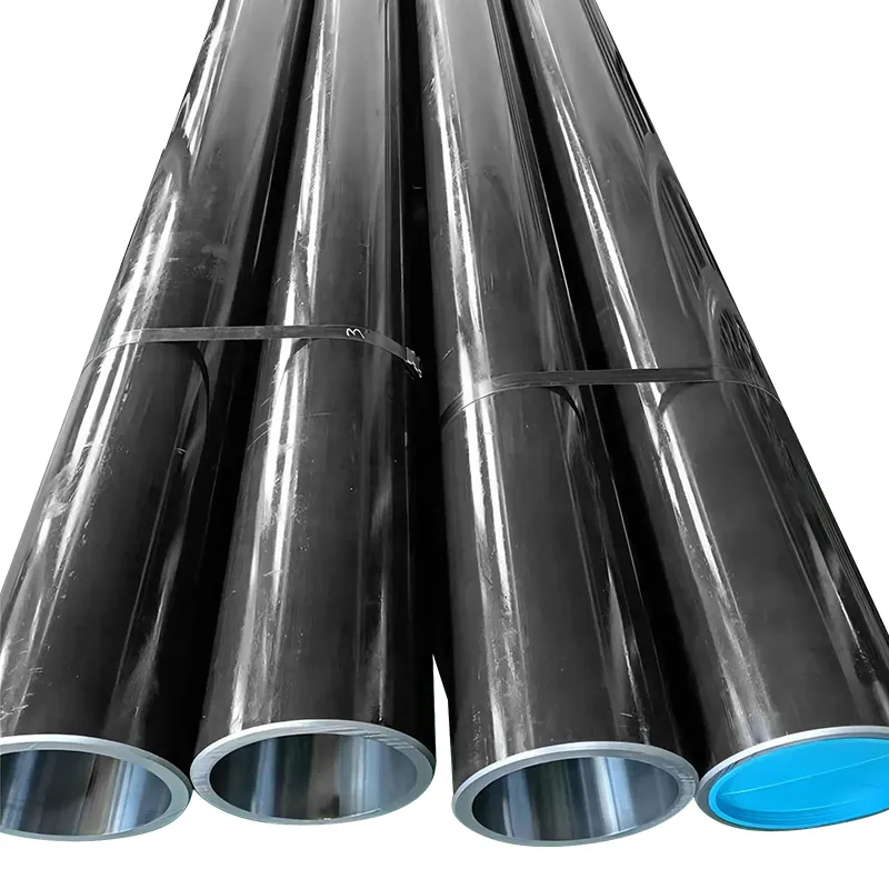 Tubo de acero sin costura ASTM API 5L tubo de caldera de 12 metros de longitud acero al carbono 10 8 12 pulgadas 4 SCH 40 tubo de acero pulido sin costura