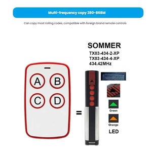 SOMMER 868 MHz Rolling Code Garage Control remoto APERTO 4025 4020 1/4021 4026 Comunicación RF inalámbrica - Product Image 4