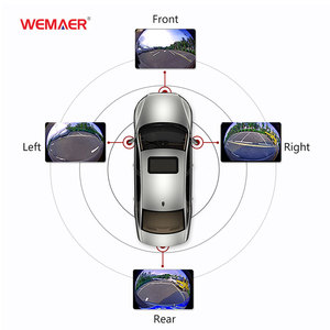 WEMAERナビゲーション720Pカー2Dナイトビジョンスプリッター4方向トラフィックログトヨタプリウス用360度カーカメラシステム - Product Image 2