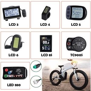 KT-LCD8S電動自転車キット用LCDディスプレイ電動自転車変換キットディスプレイ電動自転車部品アクセサリーディスプレイ - Product Image 2