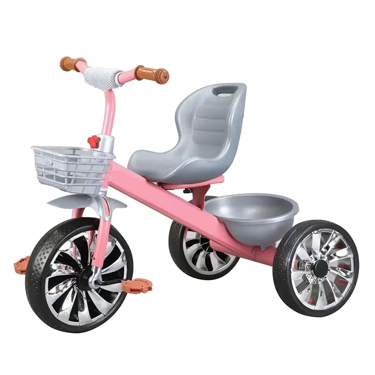 WQL 3 roues mini bébé rose tricycle/filles enfants pousser tricycle en gros/tricycle 2-6 ans