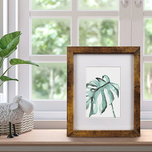8x10 resim çerçevesi kahverengi Set 6 ekran resimleri 5x7 mat resim çerçevesi toptancılar ile - Product Image 3