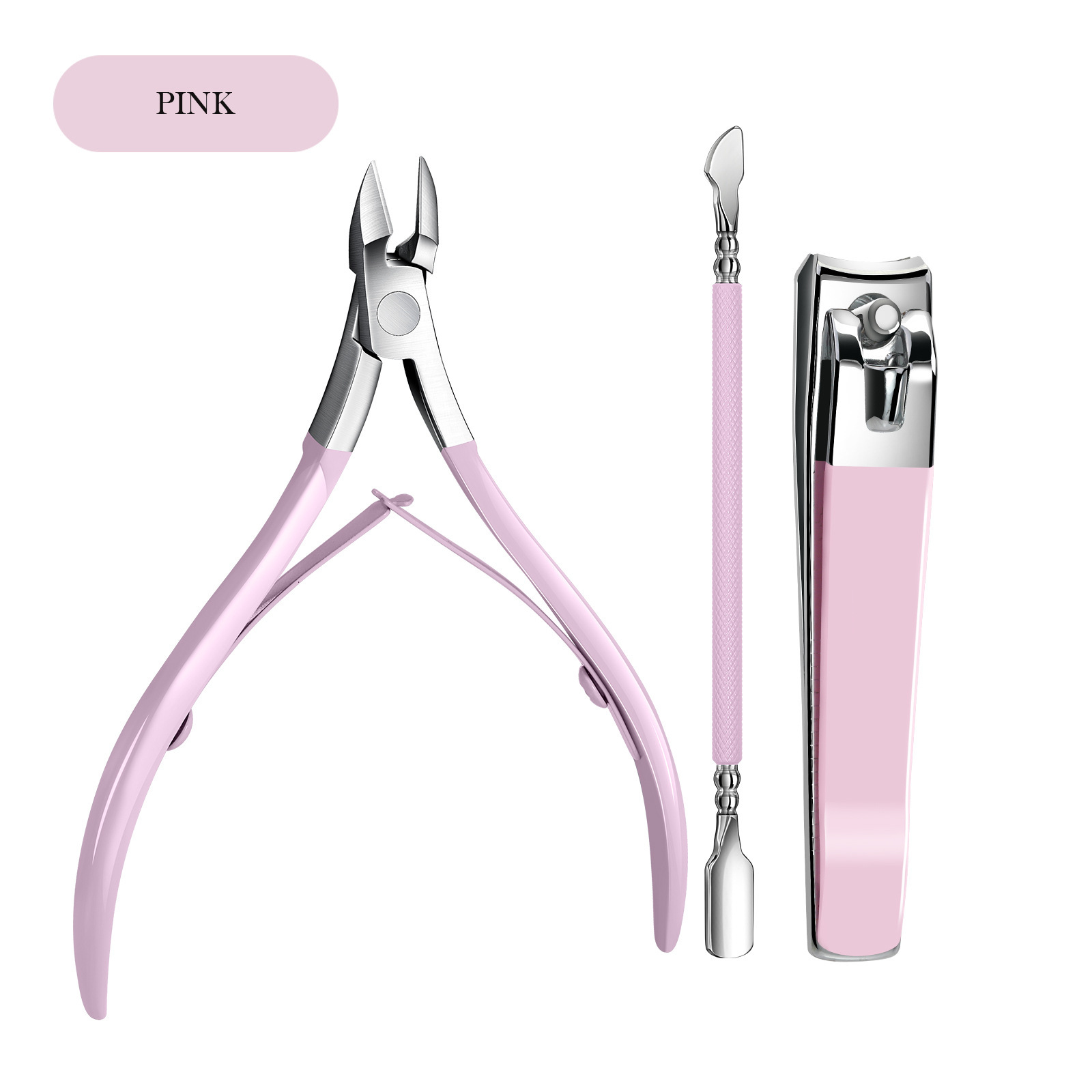 Ensemble d'outils de coupe pour peaux mortes - rose
