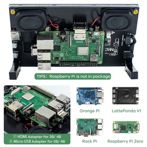 RPI 7-Zoll-Touchscreen IPS 1024x600 HD LCD HDMI-kompatibler Display halter als Sekundär bildschirm für <span class=keywords><strong>Raspberry</strong></span> <span class=keywords><strong>Pi</strong></span> 4B 3B 3B PC - Product Image 4